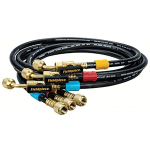 1/4" Low Loss & 1/4" Ball Valve Hose Set, 5' Long, 3 Pk